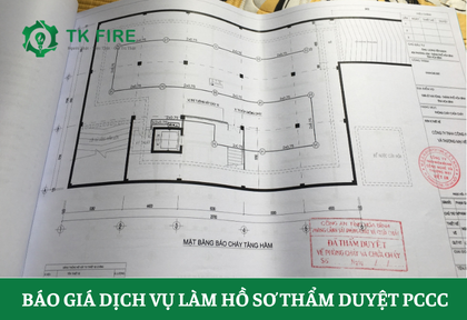 Báo giá dịch vụ làm hồ sơ thẩm duyệt PCCC Báo giá dịch vụ làm hồ sơ thẩm duyệt PCCC