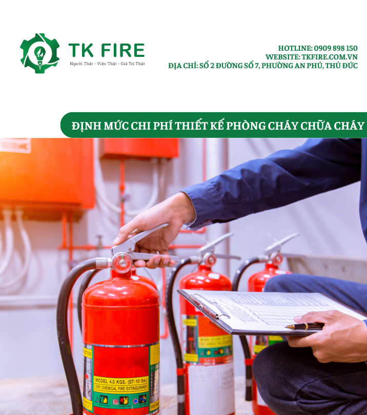 Định mức chi phí thiết kế phòng cháy chữa cháy Định mức chi phí thiết kế phòng cháy chữa cháy