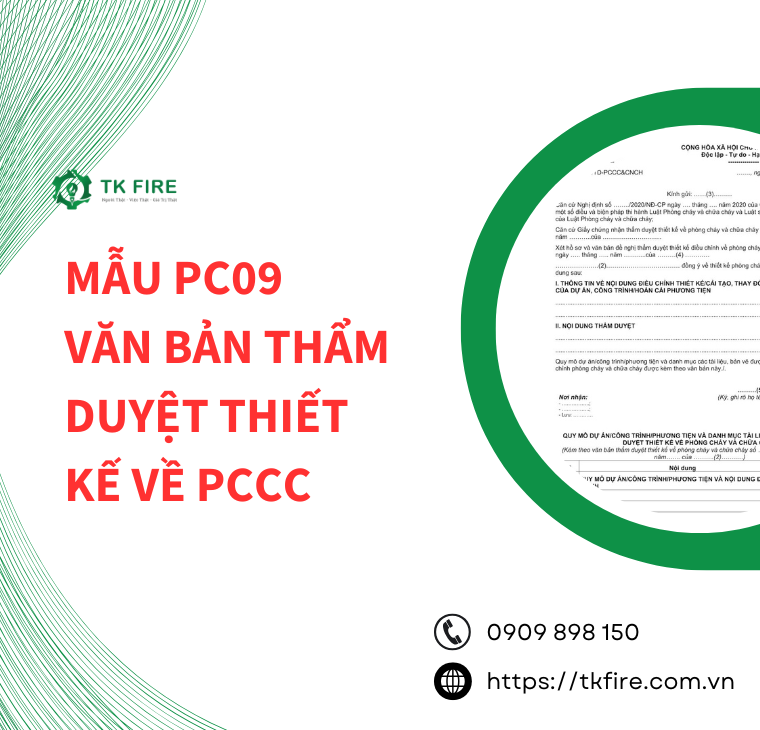 Mẫu PC09 – Văn bản thẩm duyệt thiết kế về PCCC Mẫu PC09 – Văn bản thẩm duyệt thiết kế về PCCC