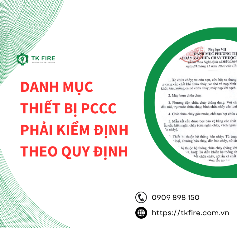 Danh mục thiết bị PCCC phải kiểm định theo Nghị Định 136/2020/NĐ-CP Danh mục thiết bị PCCC phải kiểm định theo Nghị Định 136/2020/NĐ-CP